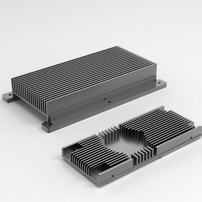 Mesin CNC Radiator Paduan Aluminium Ekstrusi Aluminium Kustom Presisi