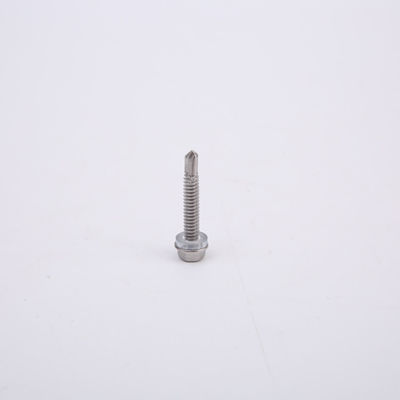 410 Sekrup Stainless Steel Self Tapping M4.2-M6.3 Sekrup Pengeboran Flange Heksagonal