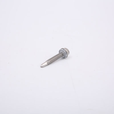 410 Sekrup Stainless Steel Self Tapping M4.2-M6.3 Sekrup Pengeboran Flange Heksagonal