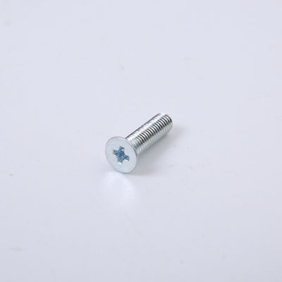 10-24 10-32 14-20 Sekrup Kepala Datar Countersunk Standar Seng Hitam Galvanis Baja Karbon