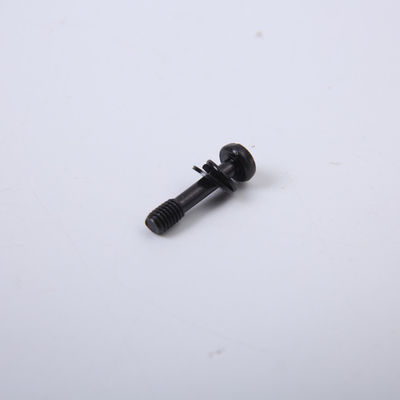 Sekrup Berlapis Seng Hitam Kepala Bulat Dengan Tiga Set Mesin Cuci, Sekrup Kepala Pan Berslot Silang