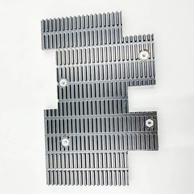 Pendingin Paduan Aluminium Kustom 3240 11mm Pendingin Chip Elektronik Hitam Teroksidasi
