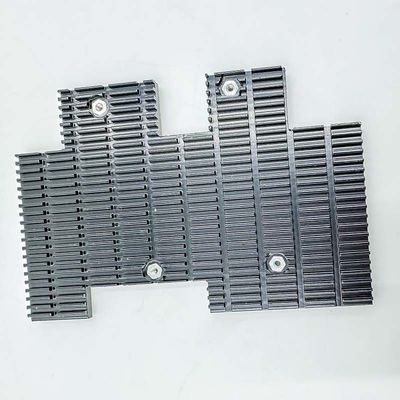 Pendingin Paduan Aluminium Kustom 3240 11mm Pendingin Chip Elektronik Hitam Teroksidasi