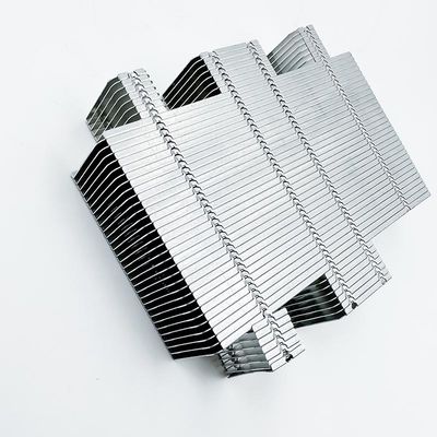 Suku Cadang Mesin CNC yang Disesuaikan Sirip Radiator Aluminium Tembaga Untuk CPU