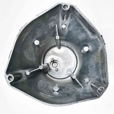 Cetakan Khusus Die Casting Bagian Aluminium Aksesori Cangkang Lampu Meja Logam