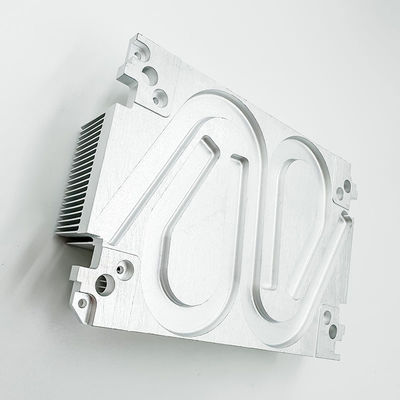 Bagian Logam Mesin CNC Aluminium Heatsink Untuk Inverter Fotovoltaik