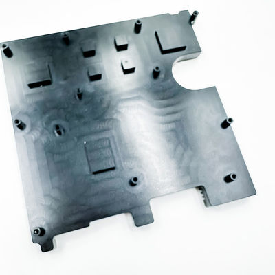 Suku Cadang Mesin CNC Mobil Radiator Heatsink Anodized Aluminium Hitam