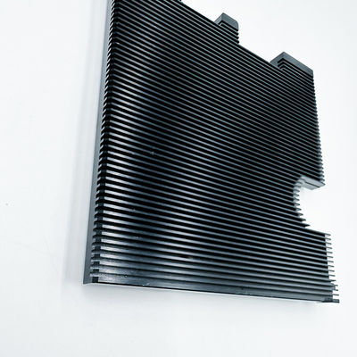 Suku Cadang Mesin CNC Mobil Radiator Heatsink Anodized Aluminium Hitam