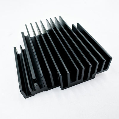 Suku Cadang Mesin CNC Rail Transit Sirip / Radiator Heatsink Aluminium yang Disesuaikan