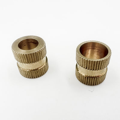 Sisipan Berulir Kuningan Knurled OEM, Sisipan Mur Berulir Presisi