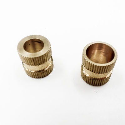Sisipan Berulir Kuningan Knurled OEM, Sisipan Mur Berulir Presisi