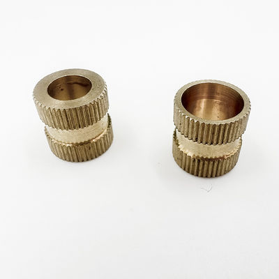 Sisipan Berulir Kuningan Knurled OEM, Sisipan Mur Berulir Presisi