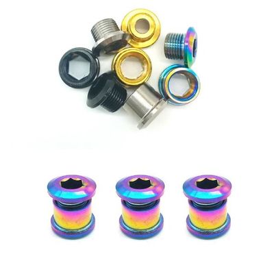 Pengencang Sekrup Titanium Kustom Sekrup Cakram Tunggal Sepeda Gunung TC4