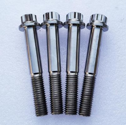 Sekrup Baut Flange Paduan Titanium Baut Titanium Modifikasi yang Disesuaikan