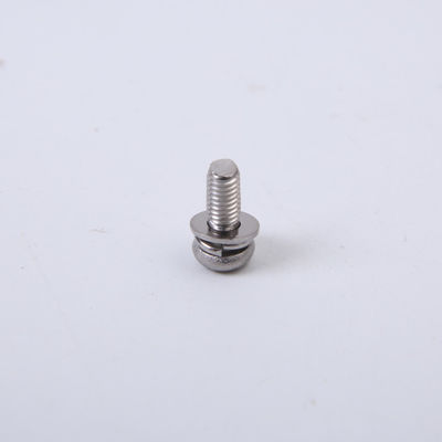 M2 M2.5 M3 M4 Sekrup Stainless Steel Kepala Bulat Baut Kepala Pan Dengan Kombinasi Mesin Cuci