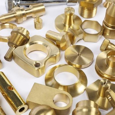 Pemesinan Perangkat Keras Mekanik Suku Cadang Kuningan Kustom Non-Standar Pembubutan Bubut CNC