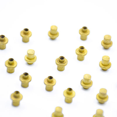 OEM Custom CNC Bagian Kuningan Sekrup dengan Linear Milling Turning Service Machining