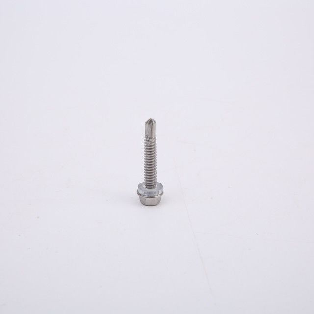410 Sekrup Stainless Steel Self Tapping M4.2-M6.3 Sekrup Pengeboran Flange Heksagonal