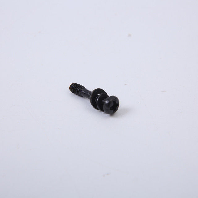 Sekrup Berlapis Seng Hitam Kepala Bulat Dengan Tiga Set Mesin Cuci, Sekrup Kepala Pan Berslot Silang