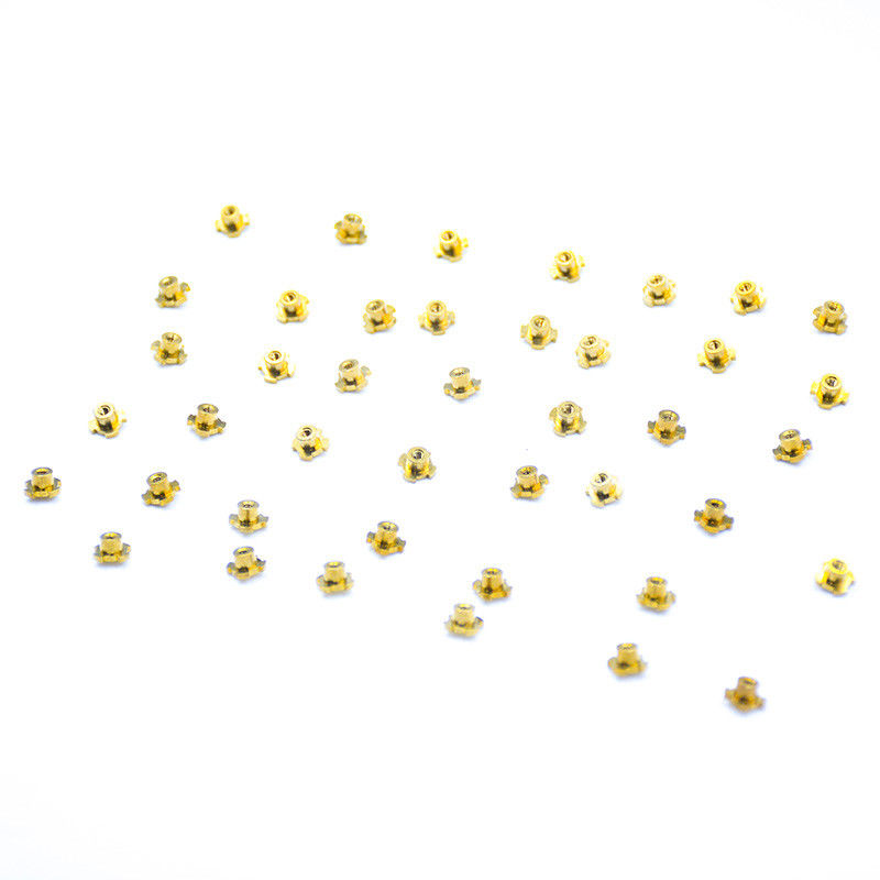 Auto Brass Fastener Lathe M2 M2.5 M3 M4 M5 M6 Wanita Sekrup Nut Untuk CNC Serive